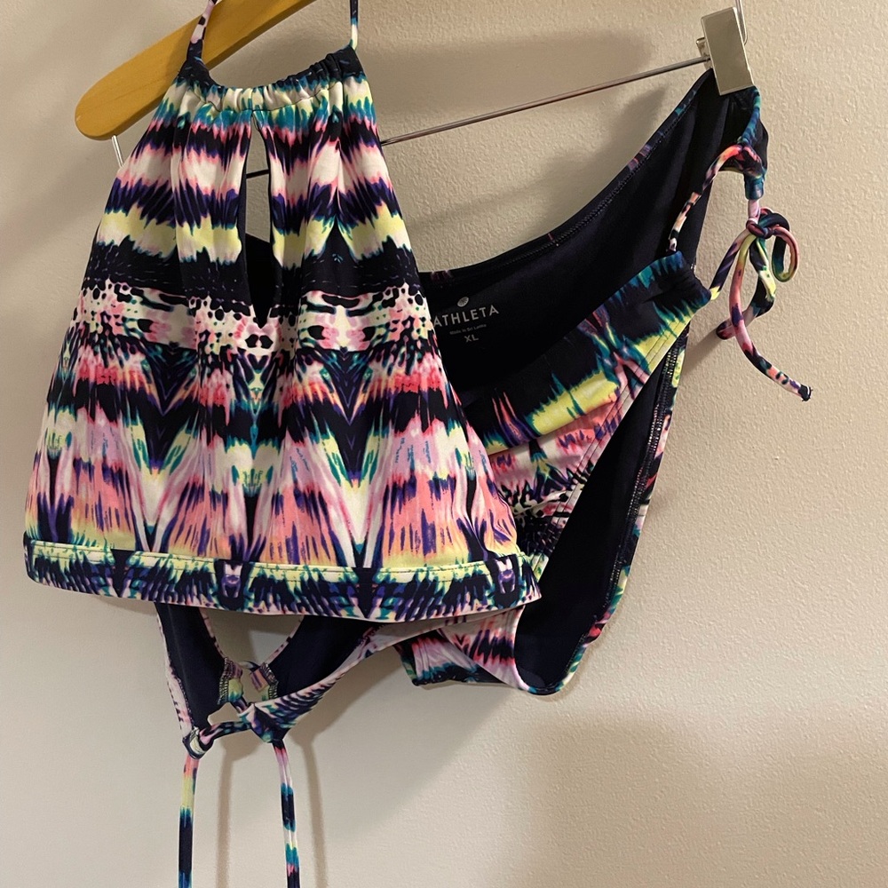 Athleta Multicolor Patterned Bikini
